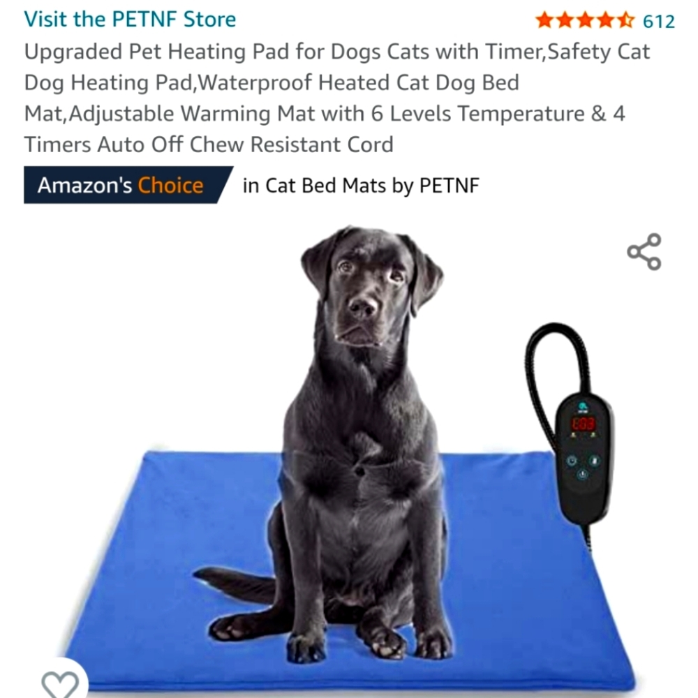 BRAND NEW UNUSED Pet Heating Pad
